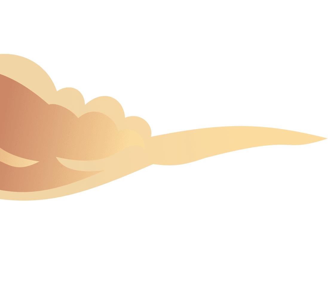 Cloud decoration left